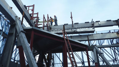 scaffolding and suspension