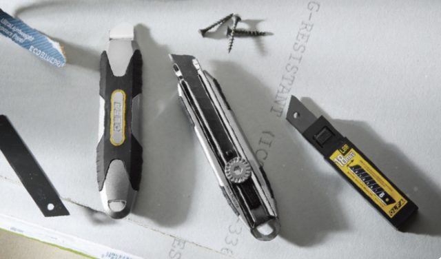 Die-cast aluminum utility knives Die-cast aluminum utility knives