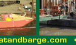 Sunflower Barge Banner Advertisement