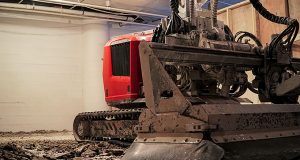 High-tech Hydrodemolition Robot Handles Renovation of Active Parking Garage
