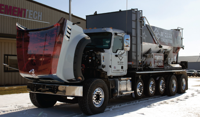 McQuay’s Cemen Tech truck