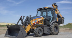 First Electric Backhoe Loader