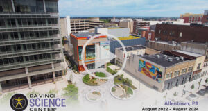 Construction of Da Vinci Science Center in 4K Time-lapse Video