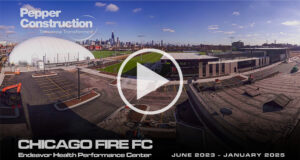 4K Time-Lapse: Chicago Fire FC’s Performance Center Complete Build